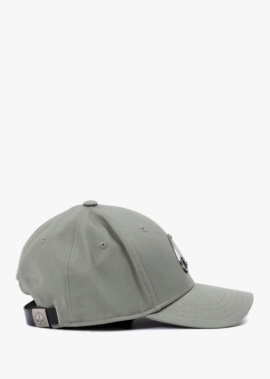 Mens MOOSE KNUCKLES Hats | Mens Logo Icon Cap In Sage