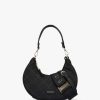 Womens VALENTINO Shoulder Bags | Womens Marais Relove Recycle Logo Hobo Bag In Nero Black