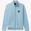 Mens BELSTAFF Sweatshirts & Hoodies | Mens Full Zip Sweatshirt In Blue