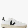 Mens VEJA Trainers | Mens V-10 Trainers In White Black