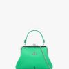 Womens VIVIENNE WESTWOOD Shoulder Bags | Womens Vegan Granny Frame Purse On A Chain In Bright Green