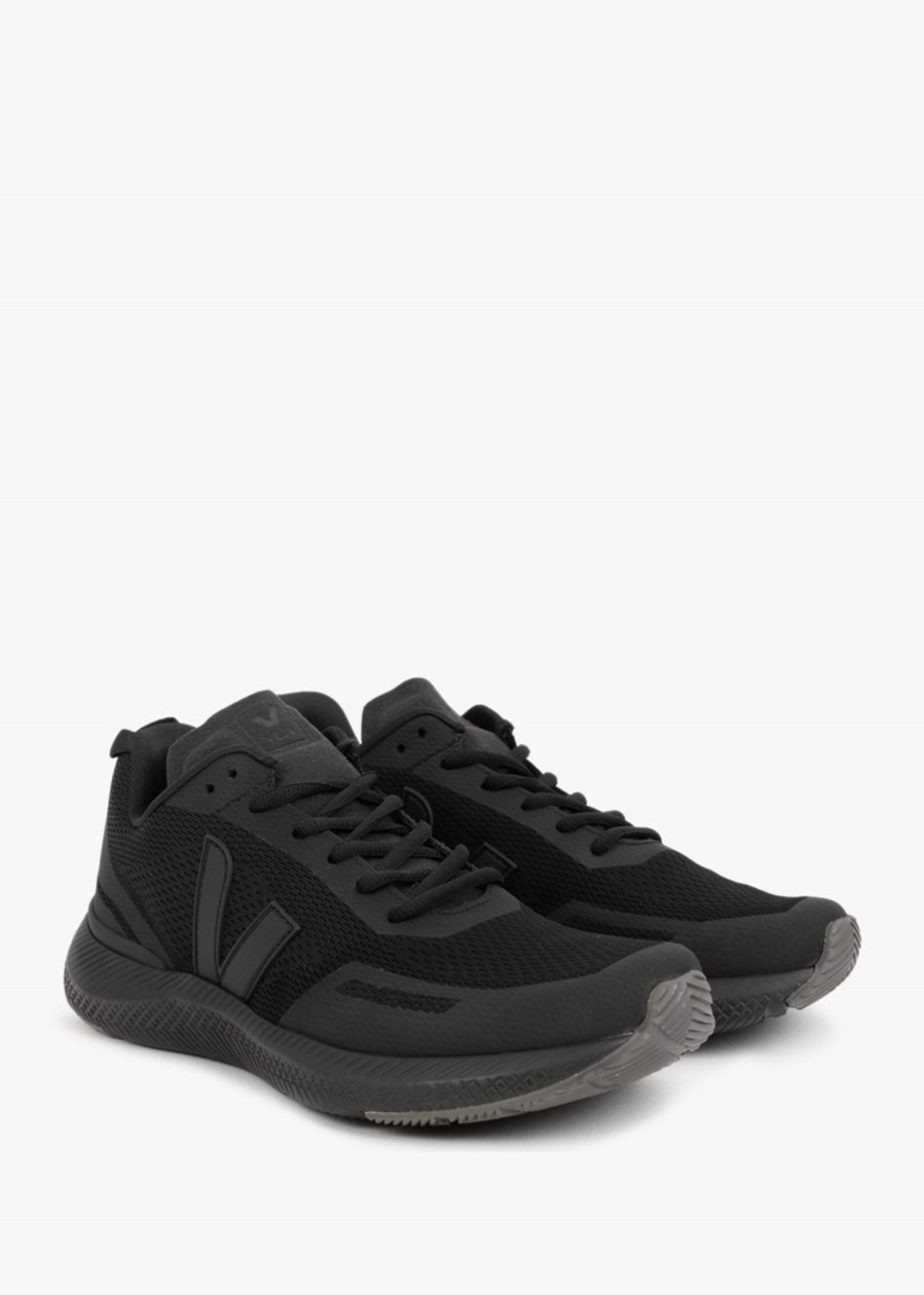 Womens VEJA Trainers | Womens Impala Engineered-Mesh Trainers In Full Black