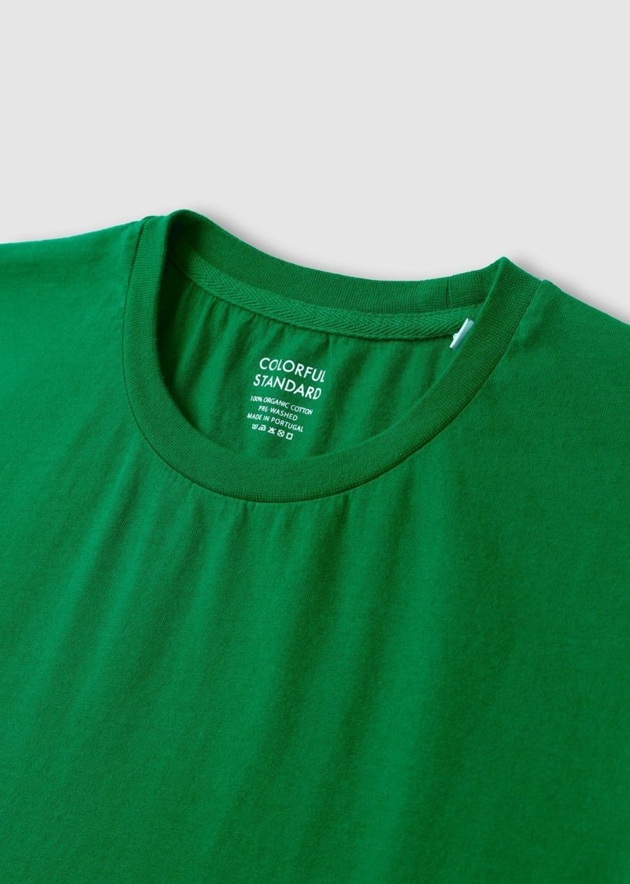 Mens COLORFUL STANDARD T-Shirts | Mens Classic Organic T-Shirt In Kelly Green