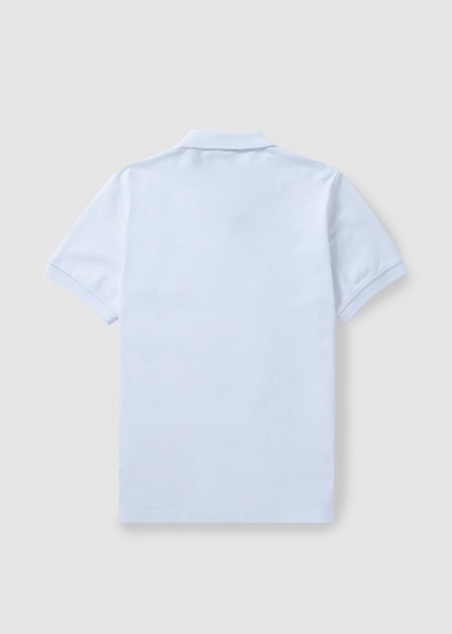 Mens BELSTAFF Polo Shirts | Mens Small Logo Poloshirt In White