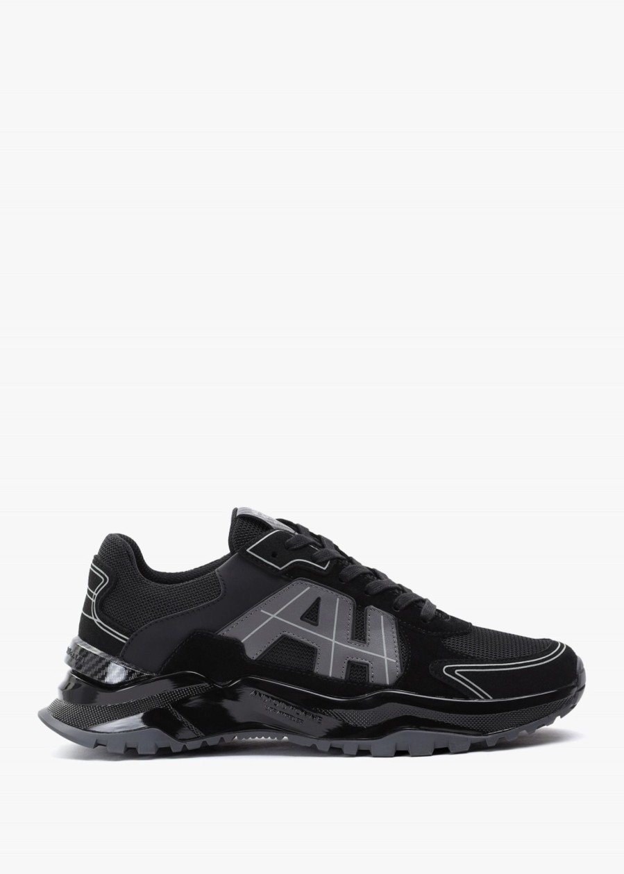 Mens ANDROID HOMME Trainers | Mens Ah One Trainers In Black