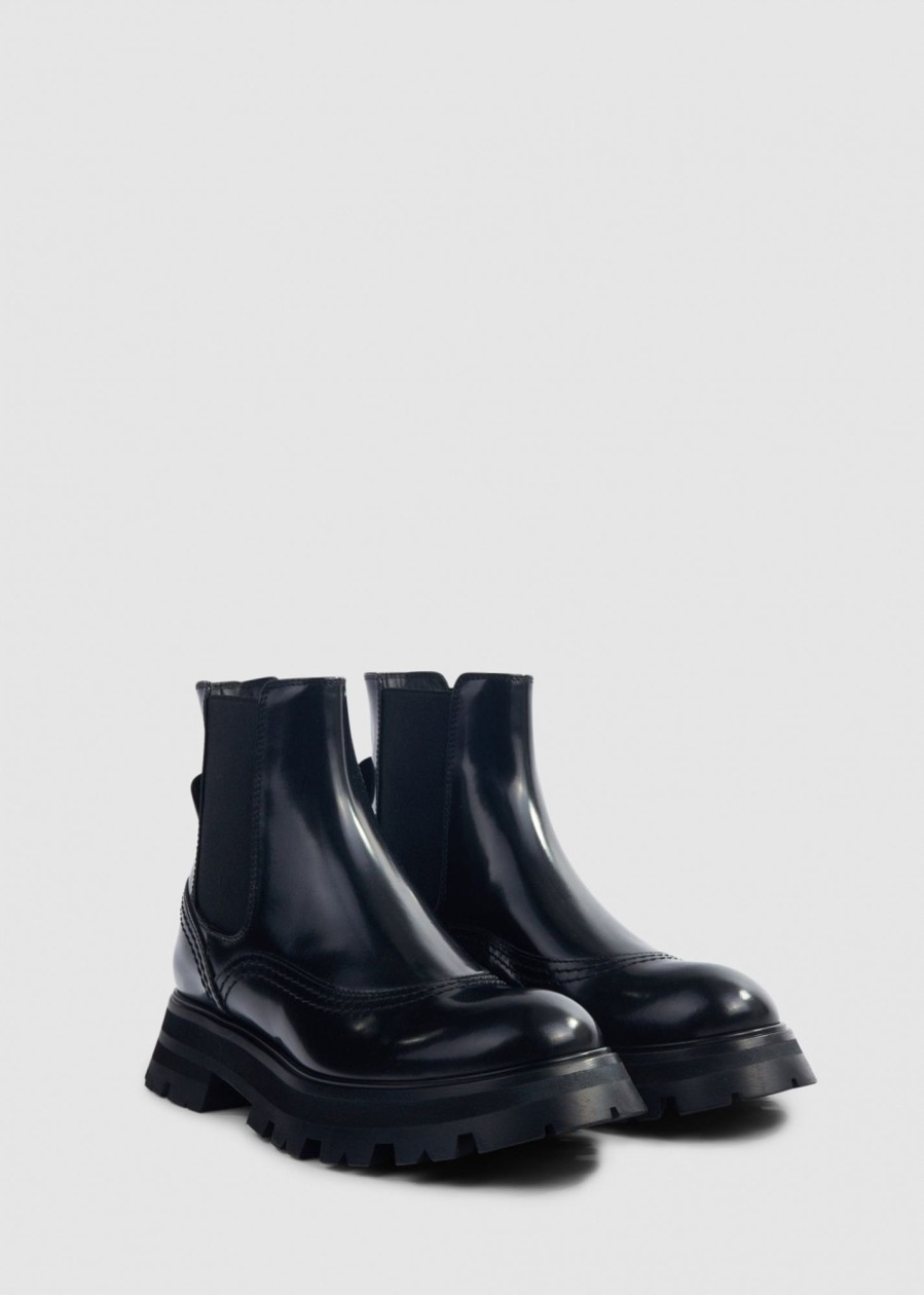 Womens ALEXANDER McQUEEN Boots | Amcq Alexander Mcqueen Women'S Wander Low Ankle Boots