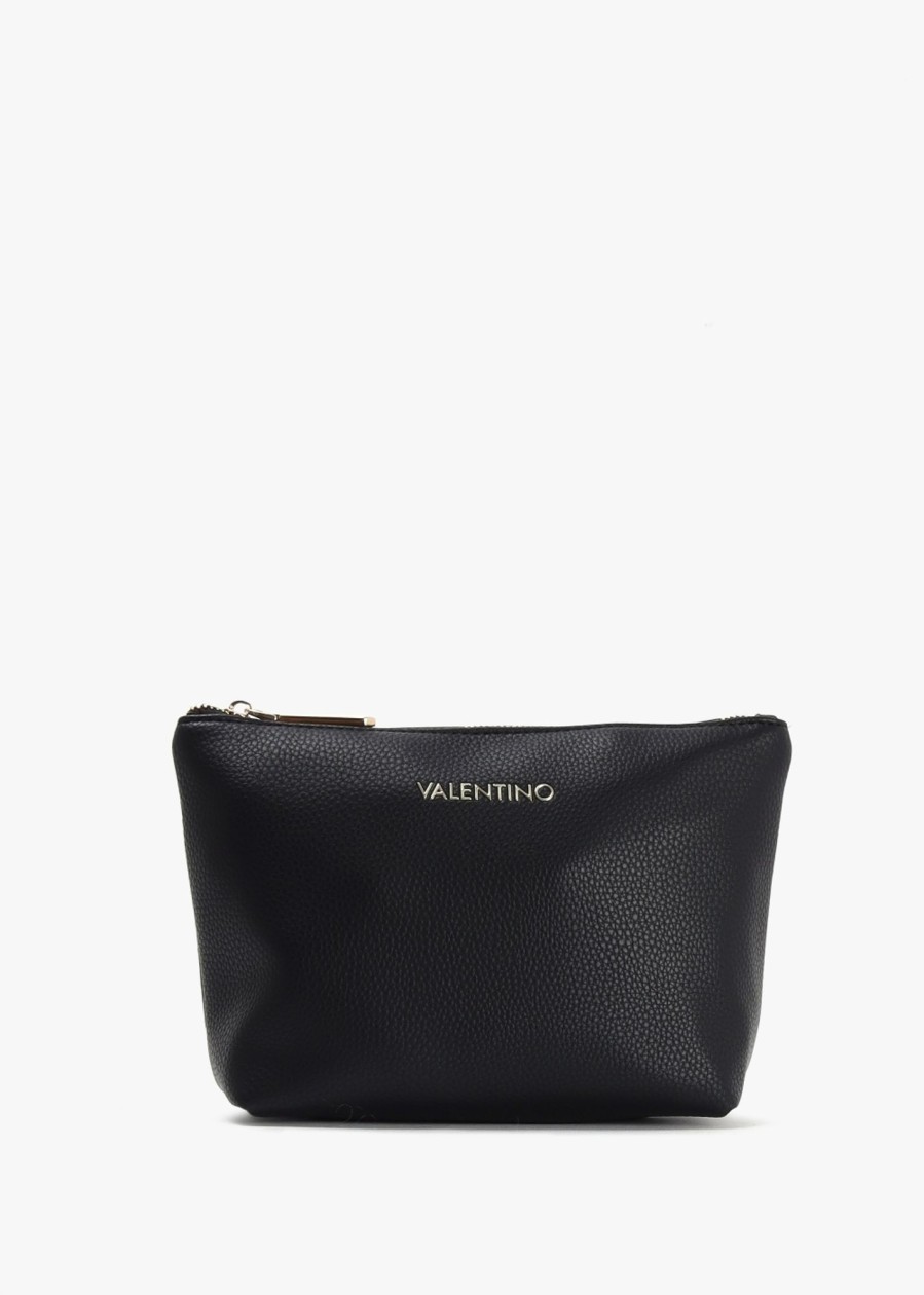 Womens VALENTINO Cosmetic Bags | Womens Ring Cosmetic Pouch In Nero