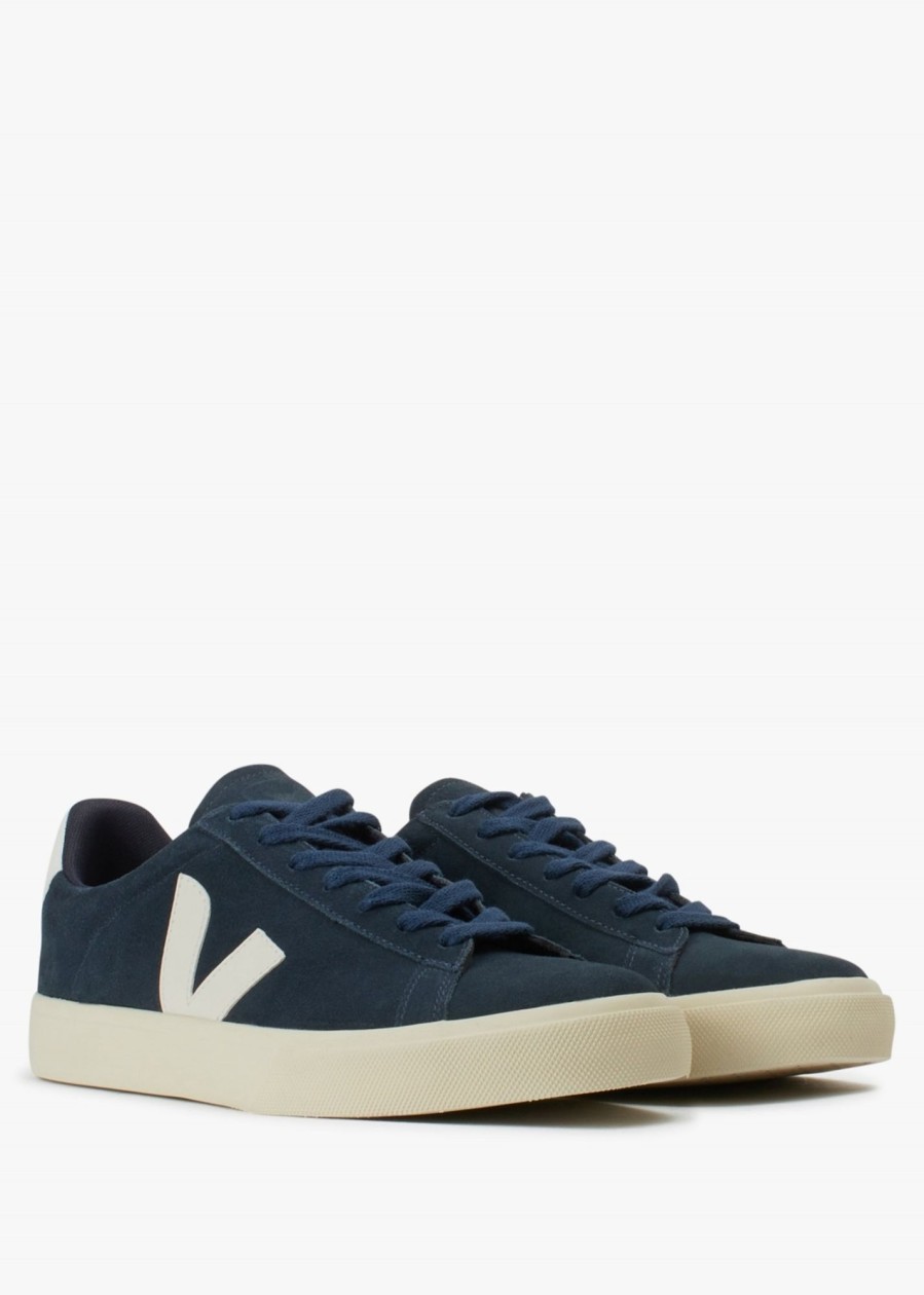 Mens VEJA Trainers | Mens Campo Trainers In Navy