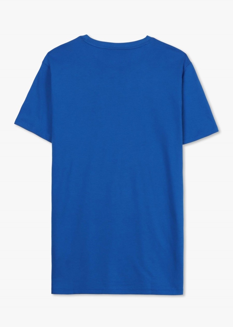 Mens LACOSTE T-Shirts | Mens Pima Cotton T-Shirt In Blue