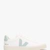 Womens VEJA Trainers | Womens Campo Chromefree Leather Trainers In Extra White Matcha