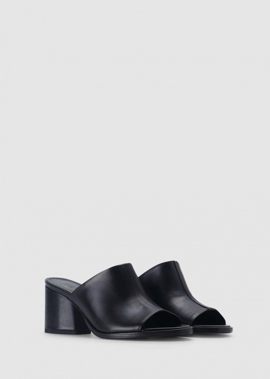 Womens AEYDE Heels | Aeyde Women'S Amanda Black Heels