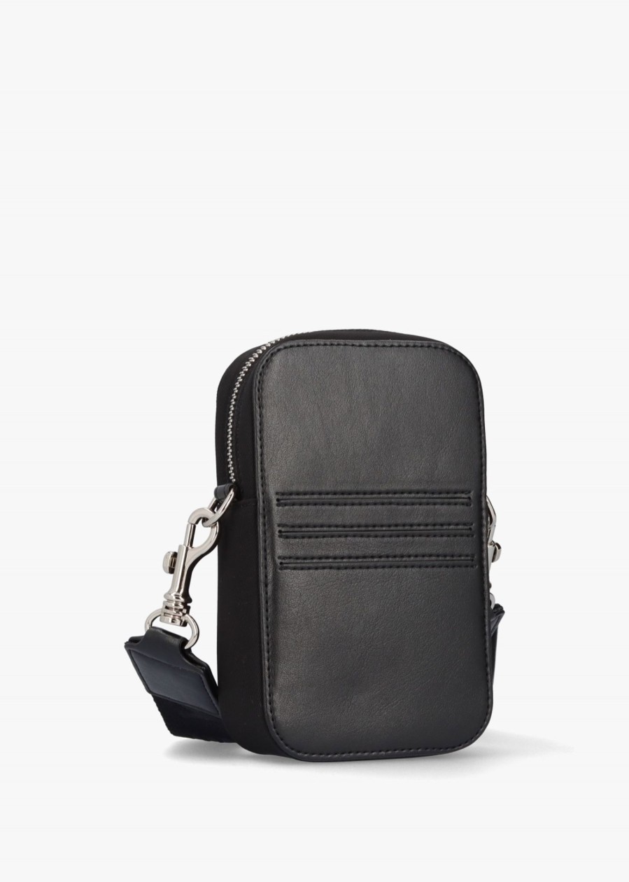 Womens VIVIENNE WESTWOOD Crossbody Bags | Womens Nylon Vegan Phone Cross-Body Bag In Black