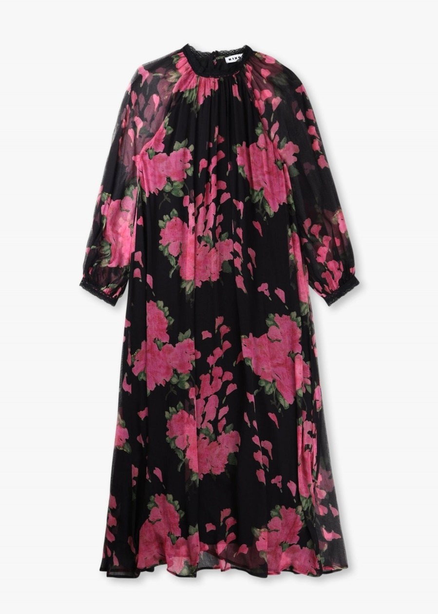 Womens RIXO Dresses | Womens Kahlo Floral Maxi Dress In Blossom Pink