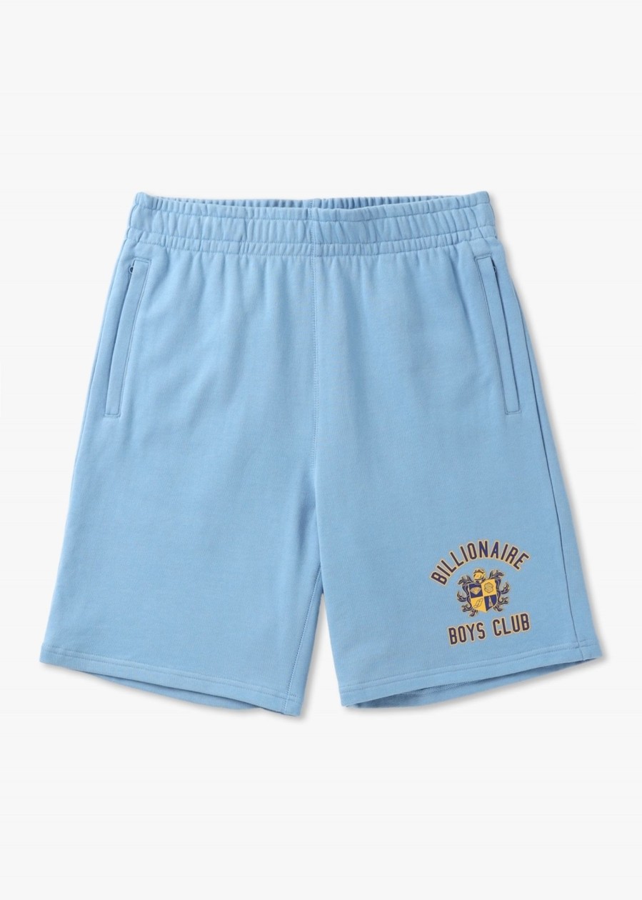 Mens BILLIONAIRE BOYS CLUB Shorts | Mens Crest Logo Sweat Shorts In Blue