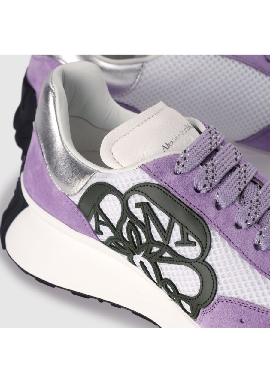 Womens ALEXANDER McQUEEN Trainers | Alexander Mcqueen Women'S Sprint Purple Trainers