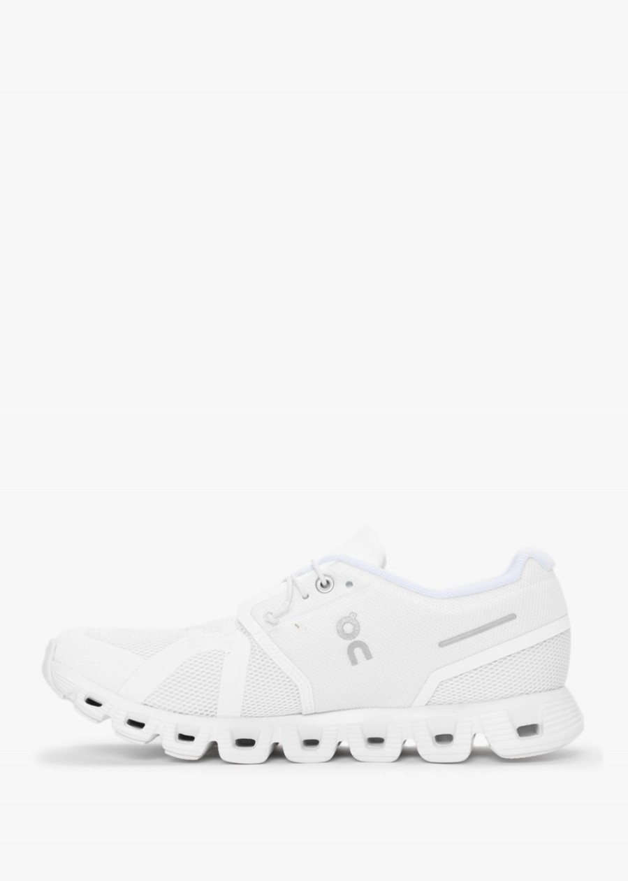 Womens ON RUNNING Trainers | Cloud 5 Undyed-White White Trainers