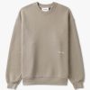 Mens FRAME Sweatshirts & Hoodies | Mens Washed Raglan Sweatshirt In Washed Stone Beige