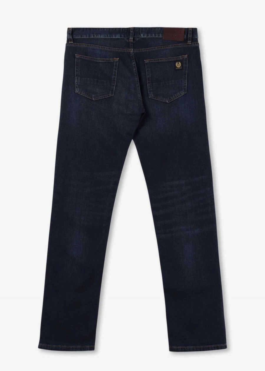 Mens BELSTAFF Jeans | Mens Longton Slim Comfort Stretch Jeans In Antique Indigo Wash