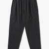 Mens FOLK Trousers | Mens Drawcord Assembly Pants In Soft Black Linen