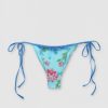 Womens FRANKIES BIKINIS Swimwear | Fb Camilla Floral Print String Bikini Bottoms