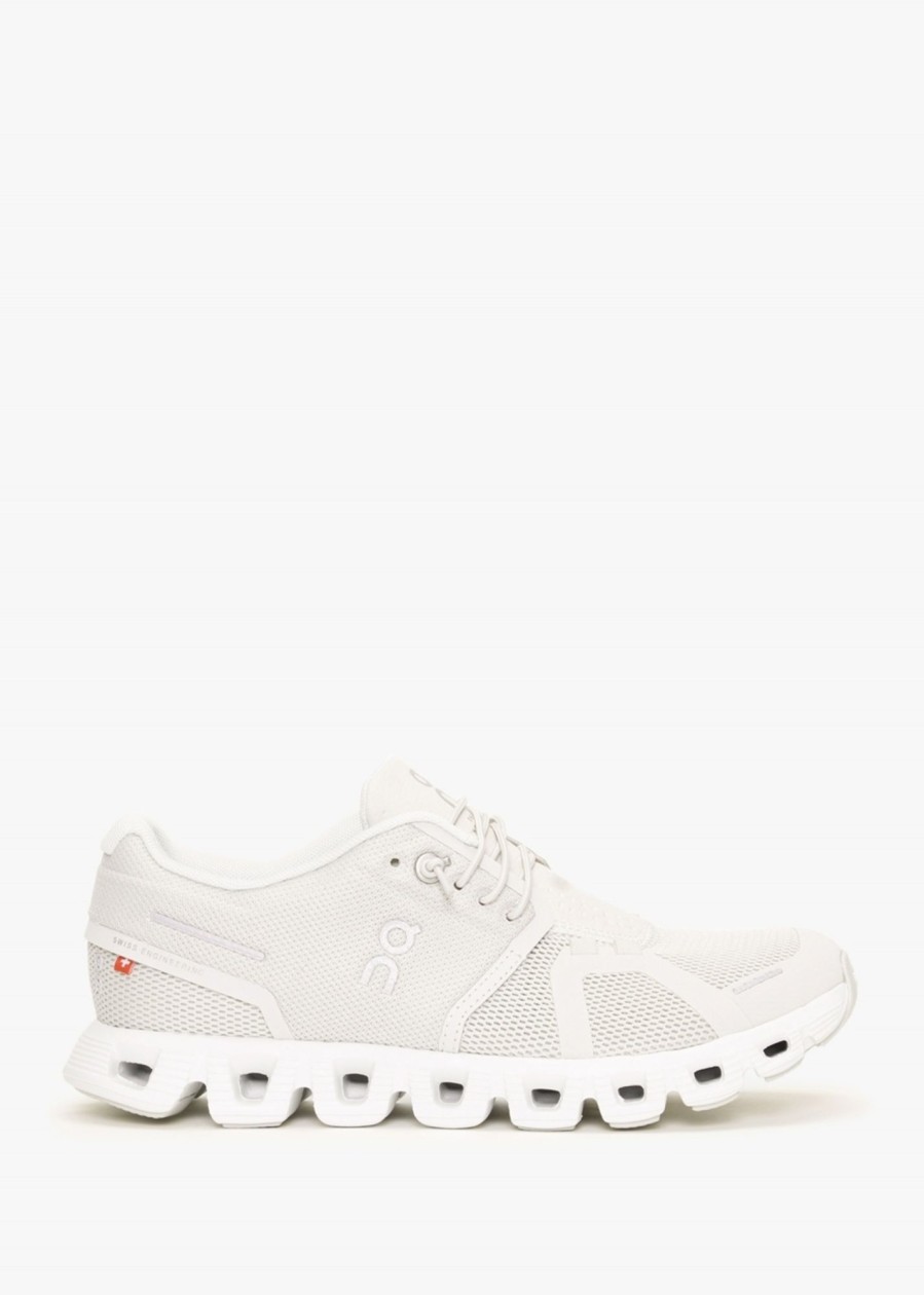 Womens ON RUNNING Trainers | Cloud 5 Pearl White Trainers