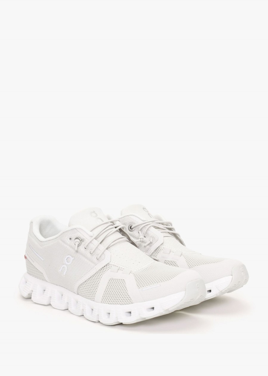 Womens ON RUNNING Trainers | Cloud 5 Pearl White Trainers