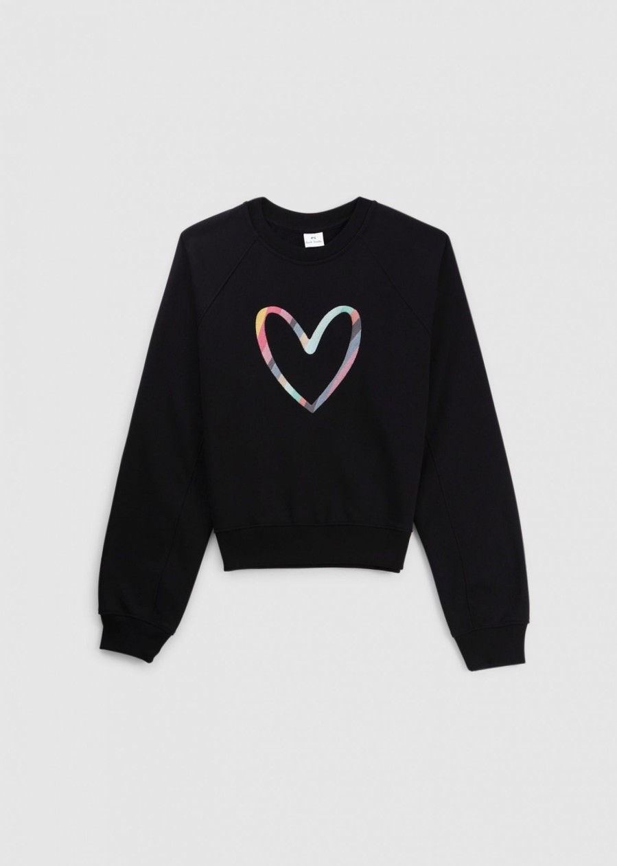 Womens PS PAUL SMITH Sweatshirts & Hoodies | Ps Ps Paul Smith Swirl Heart Sweatshirt